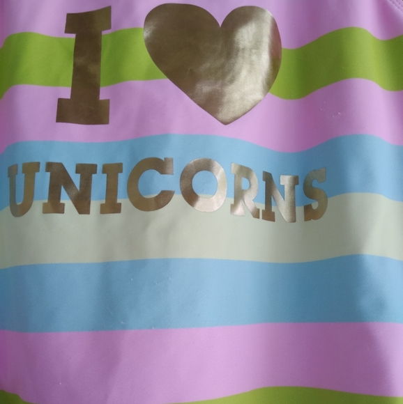 I 💛Unicorns Swimsuit - Picture 3 of 4